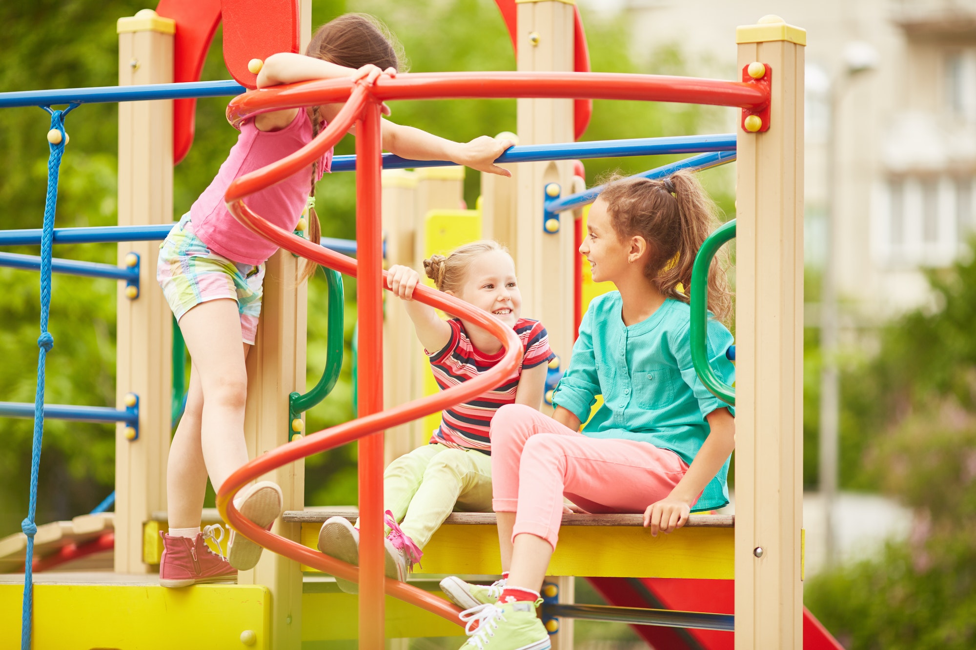 In the playground